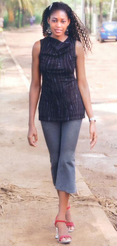 Date this beautiful Gabon girl Hortense from Libreville GA10