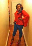 happy United States girl Kim from Bronx US11944