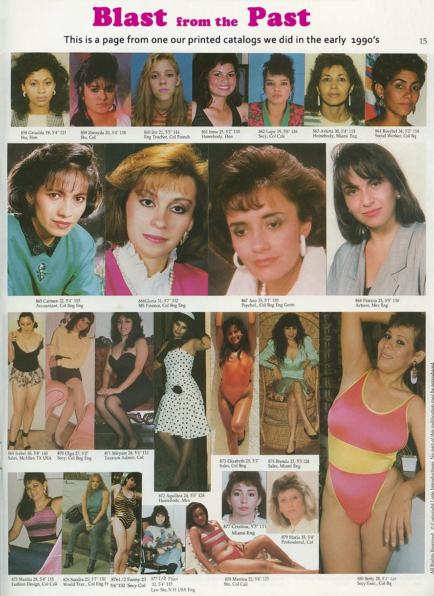 Date this funny Colombia girl  from Blast Past ! CO15249